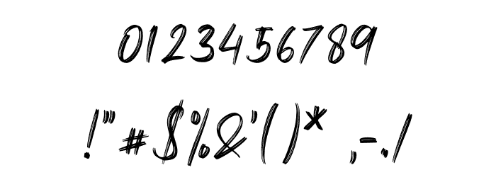Twice Spoiller - Personal Use Font OTHER CHARS