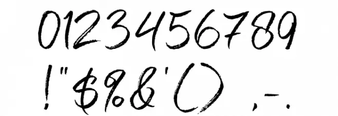 Twice Writing Caratteri ALTRI CARATTERI