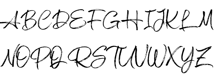Twice Writing Font Litere mari