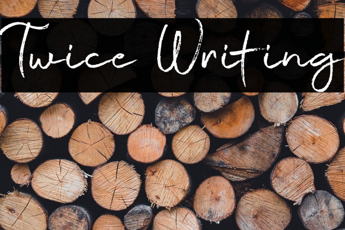 Twice Writing Example 1