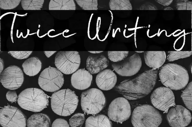 Twice Writing Caratteri examples