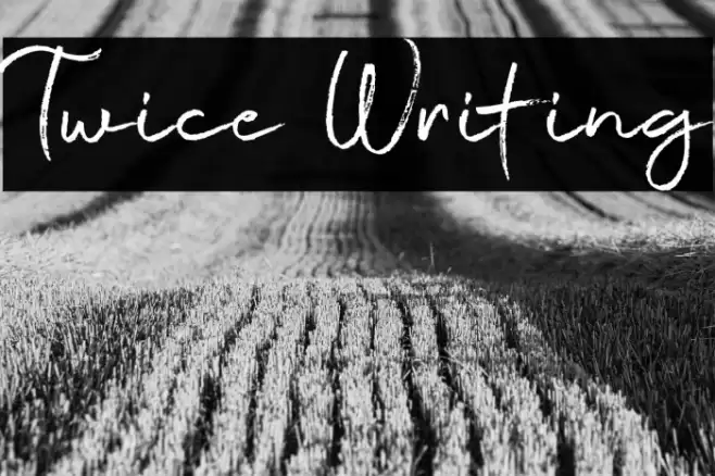 Twice Writing Caratteri examples