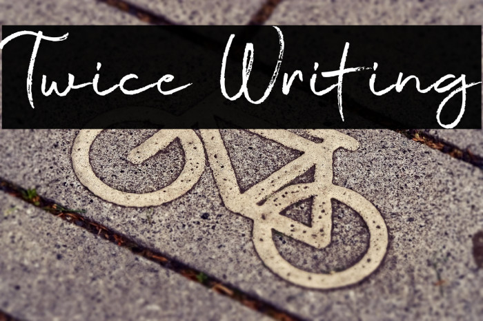 Twice Writing Example 3