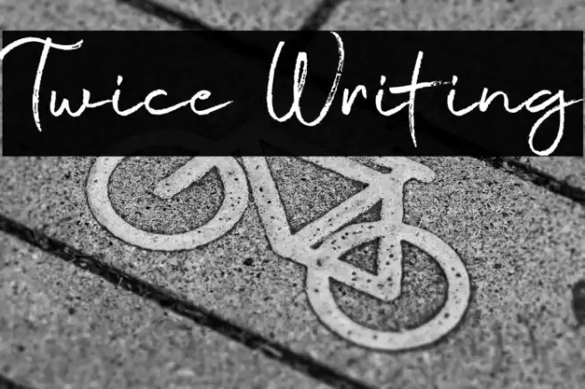 Twice Writing Caratteri examples