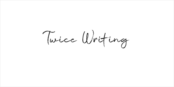 Twice Writing Logo