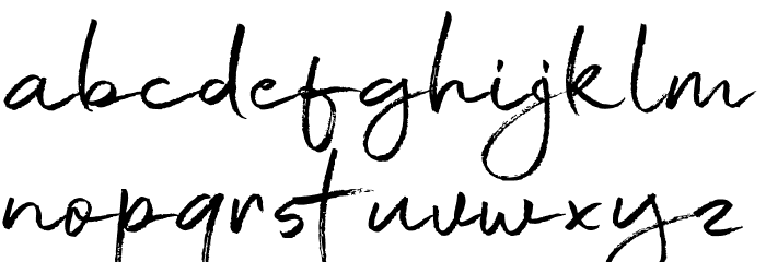 Twice Writing Font Litere mici