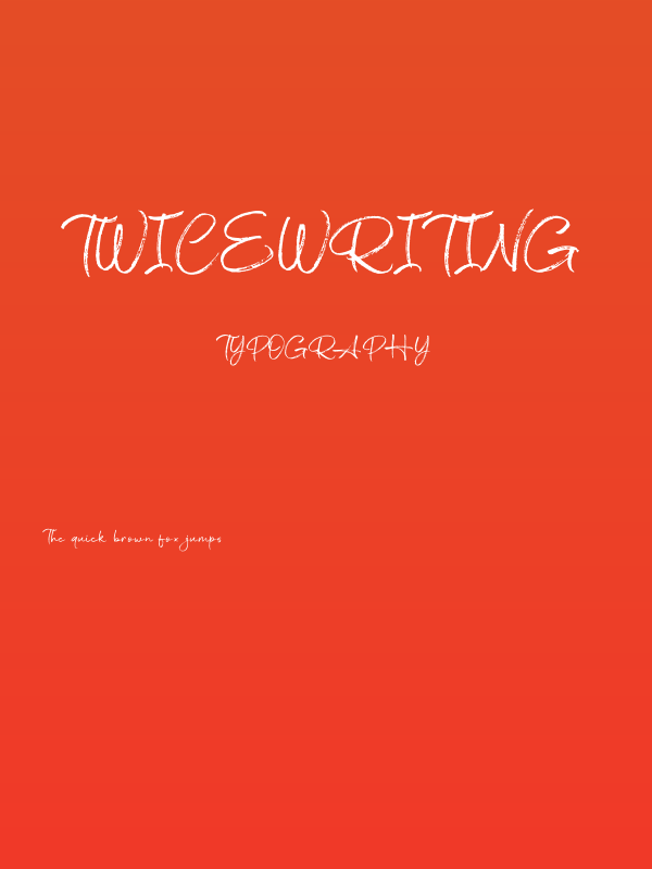 TwiceWriting Poster