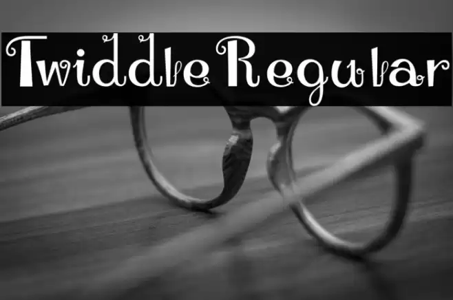 TwiddleRegular Caratteri examples