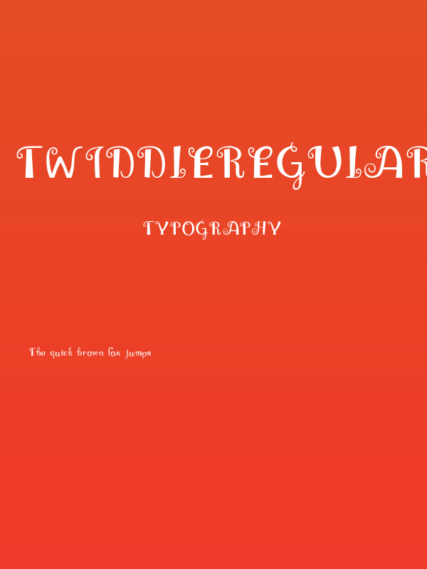 TwiddleRegular Poster