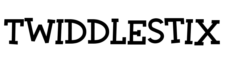 Twiddlestix 字体