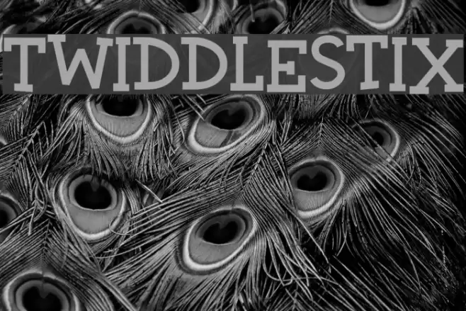 Twiddlestix Font examples
