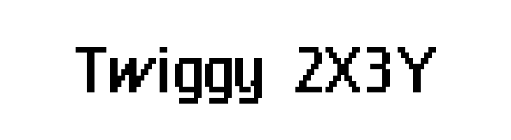 Twiggy 2X3Y  Descarca Fonturi Gratis