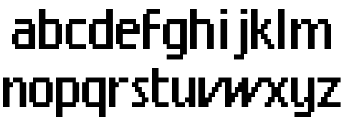 Twiggy 2X3Y Font LOWERCASE