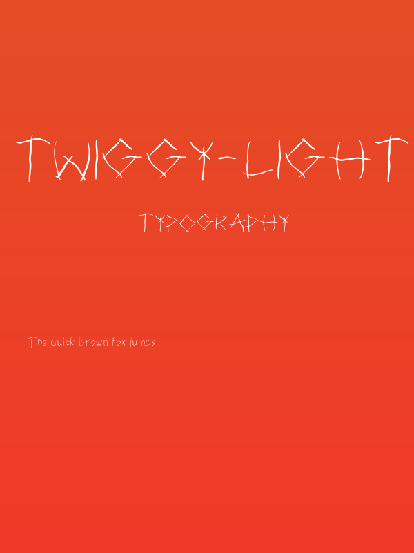 Twiggy-Light Poster