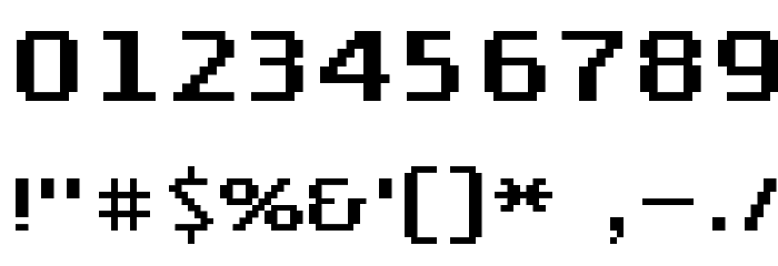 Twiggy Raw Font OTHER CHARS