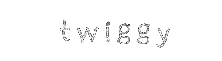 Twiggy Fonte