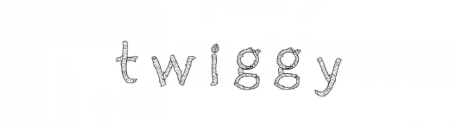 Twiggy  font caratteri gratis
