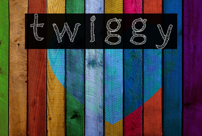 Twiggy Font examples