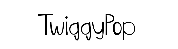 TwiggyPop  नि: शुल्क फ़ॉन्ट्स डाउनलोड