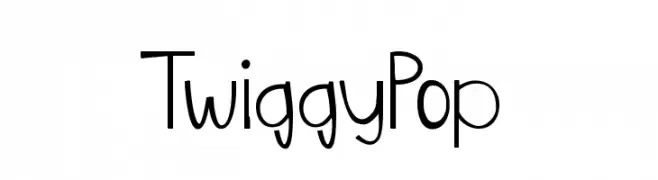 TwiggyPop  Descarca Fonturi Gratis