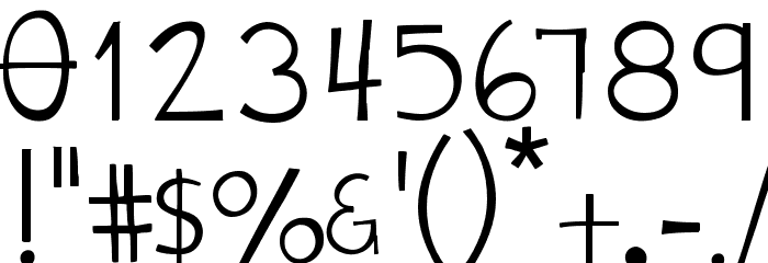 TwiggyPop Font OTHER CHARS