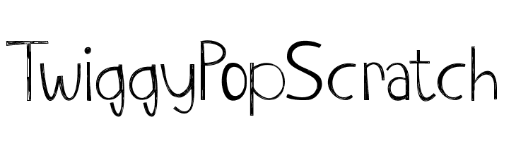 TwiggyPopScratch  Скачать бесплатные шрифты