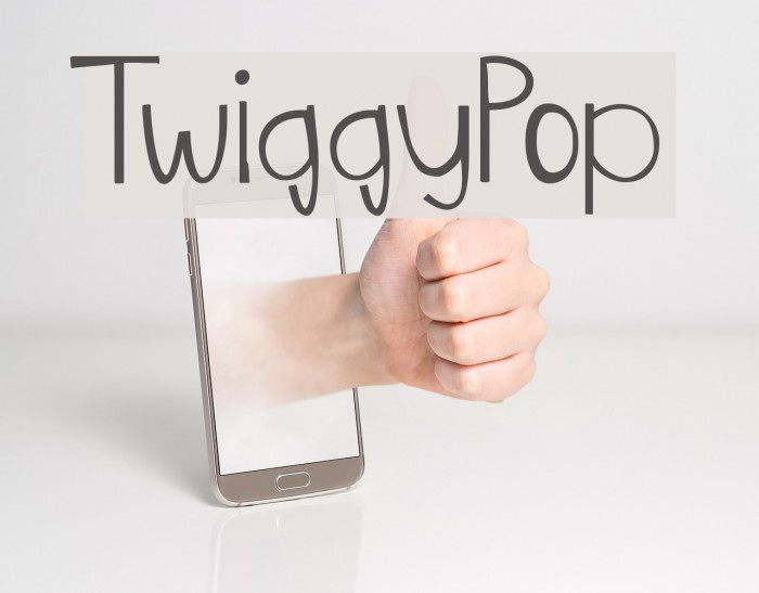 TwiggyPop Font examples