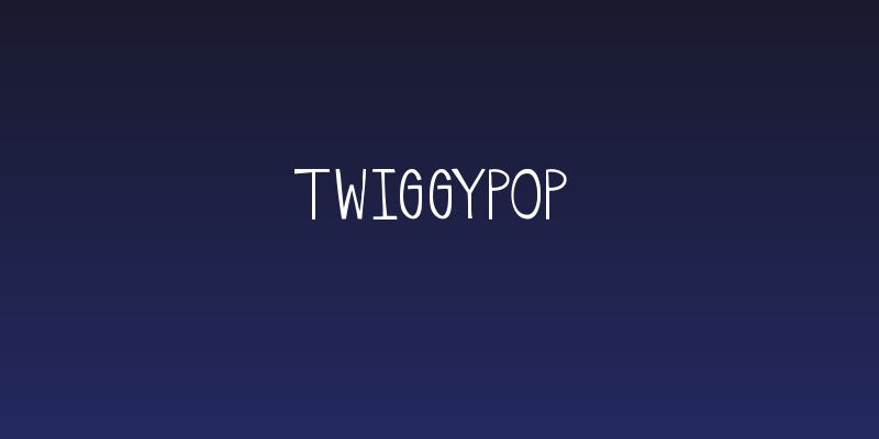 TwiggyPop Social Header