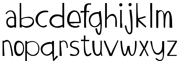 TwiggyPop Font LOWERCASE