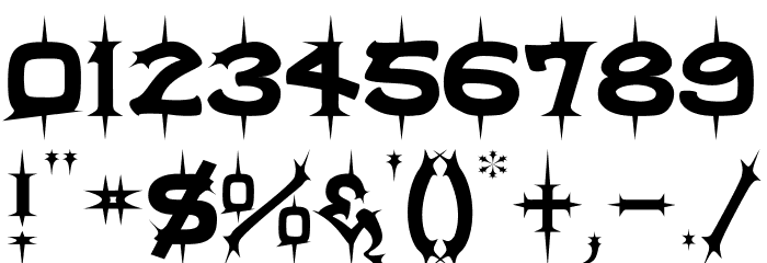 Twikling Regular Font OTHER CHARS