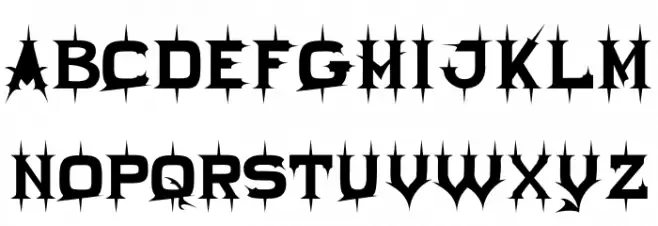 Twikling Regular Font Litere mari