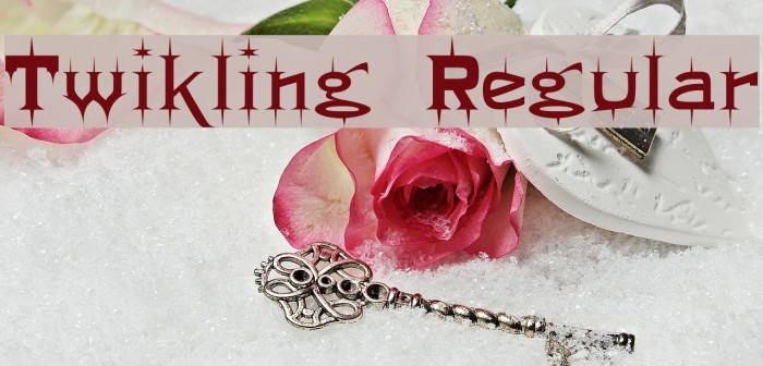 Twikling Regular Font examples