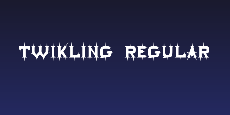 Twikling Regular Social Header
