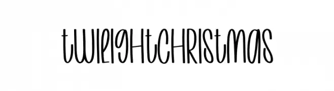 Twilight Christmas تنزيل الخطوط