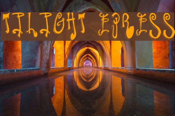 Twilight Express Fonte examples