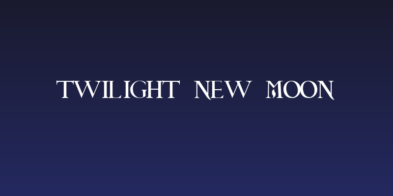 Twilight New Moon Social Header