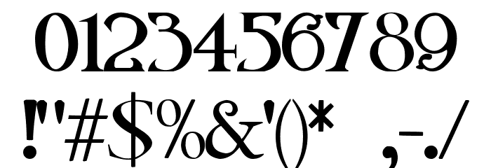 Twilight NewMoon Font OTHER CHARS