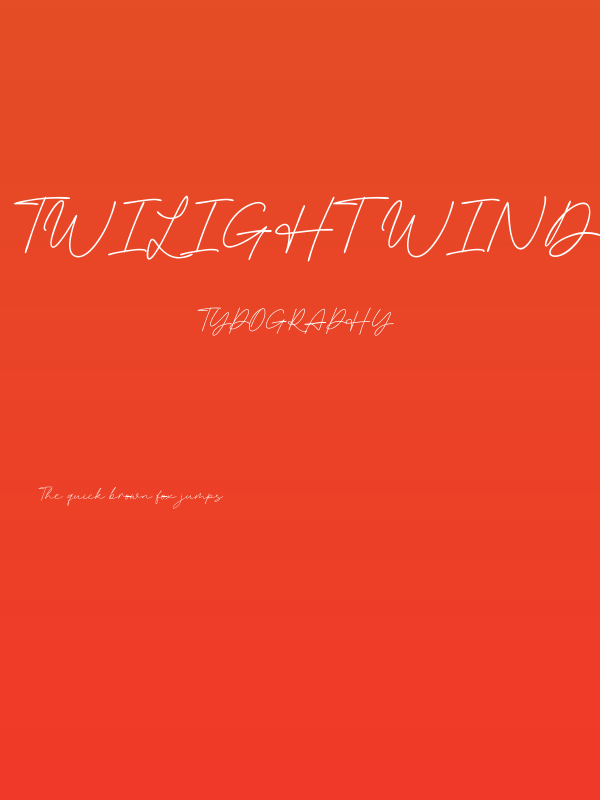 Twilight Wind Poster