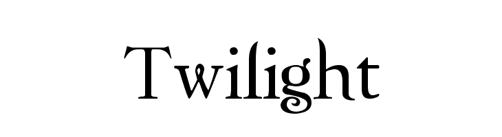 Twilight Font