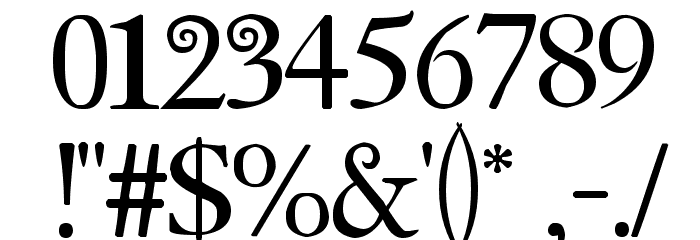 Twilight Font OTHER CHARS
