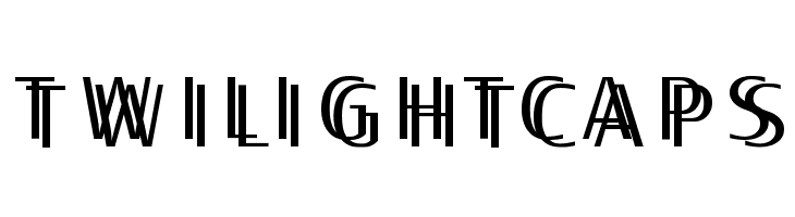 TwilightCaps  baixar fontes gratis