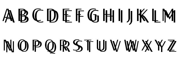 TwilightCaps Font LOWERCASE