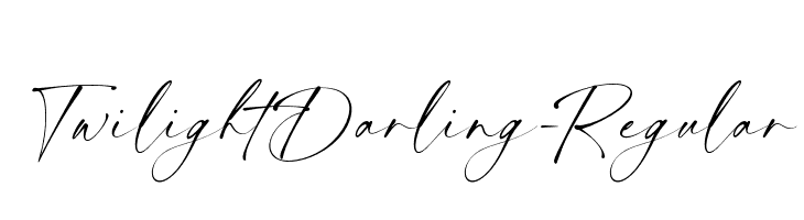 TwilightDarling-Regular  Free Fonts Download