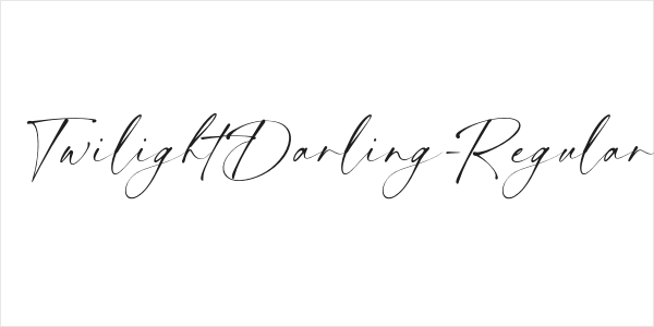 TwilightDarling-Regular Logo