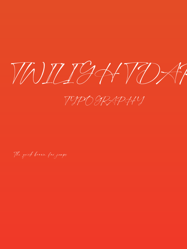 TwilightDarling-Regular Poster