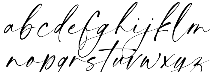 TwilightDarling-Regular Font LOWERCASE