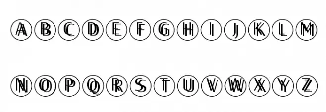 TwilightDisks Fonte MAIÚSCULAS
