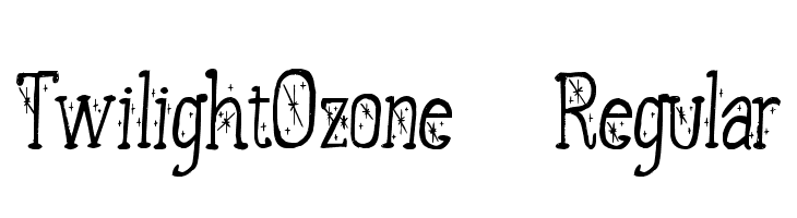 TwilightOzone-Regular  Fuentes Gratis Descargar