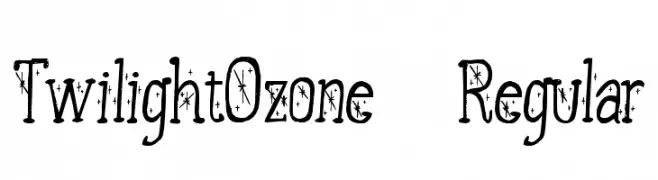 TwilightOzone-Regular  Frei Schriftart Herunterladen