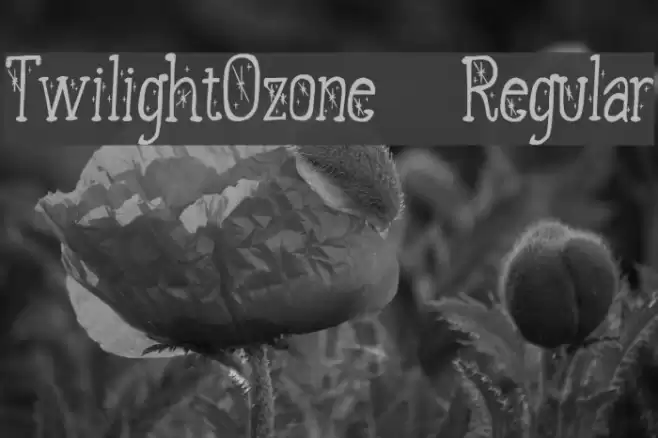 TwilightOzone-Regular Font examples